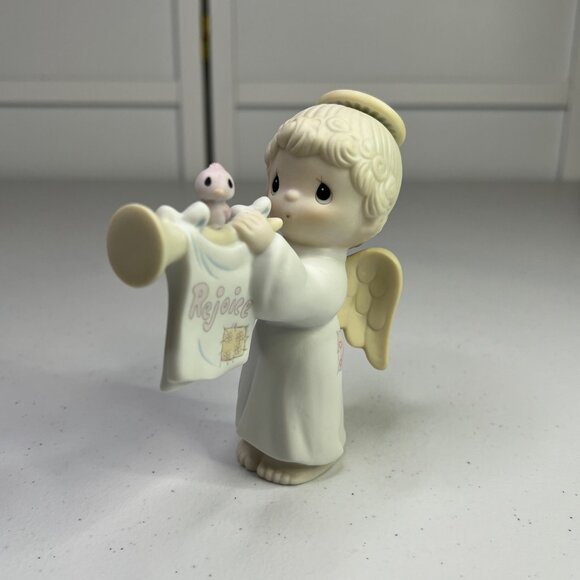 Precious Moments Rejoice O Earth Vintage Collectible Figurine 1991 Enesco Boxed - Picture 4 of 11